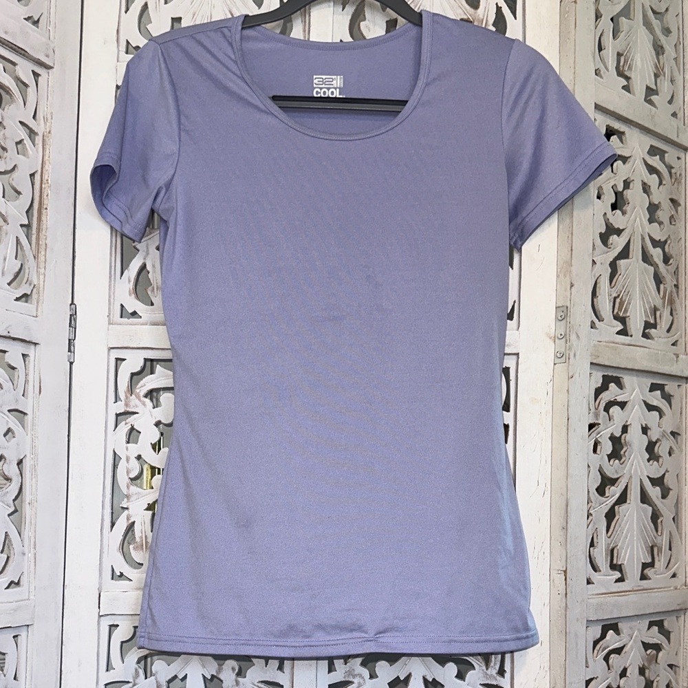 32 Degrees Lavender Short Sleeve Crew Tee